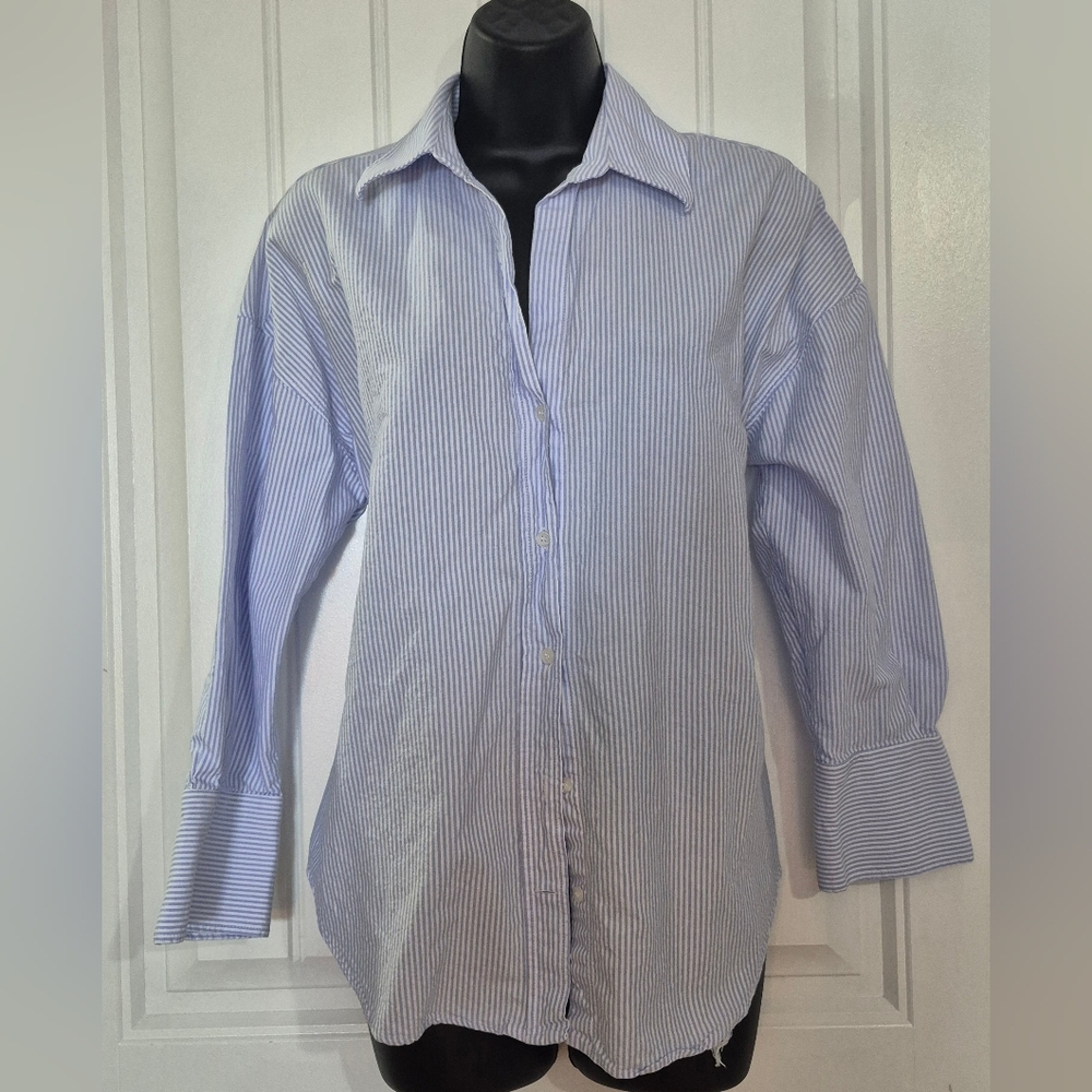 🏷Womens Zara Cotton Blouse Size Small